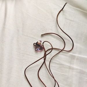 Swarovski crystal butterfly necklace